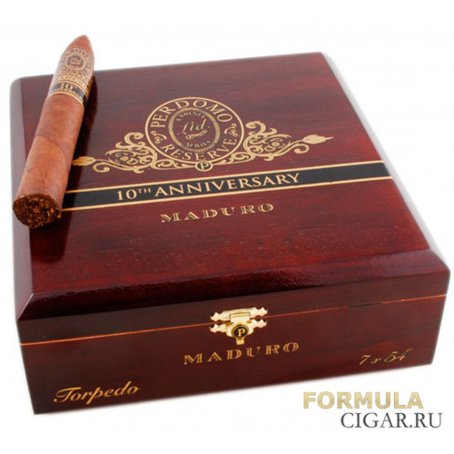 Сигары Perdomo Reserve 10 Years Anniversary Torpedo Maduro/25 (шт.)